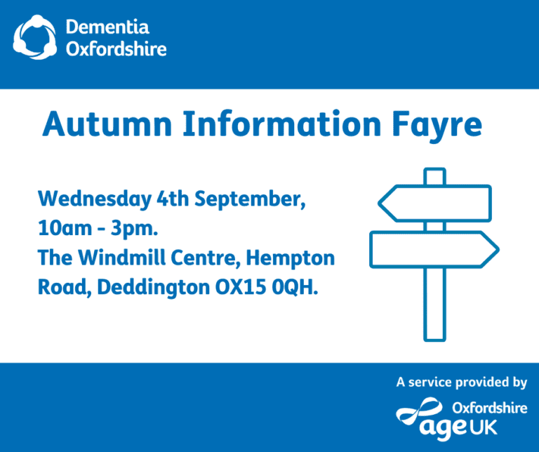 graphic of autumn information fayre